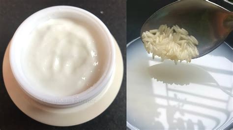 Diy Rice Cream Skin Whitening Anti Ageing Rice Cream Korean