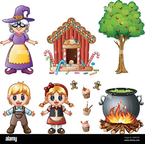 Hansel And Gretel Witch Stock Vector Images Alamy