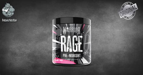 Rage Pre Workout 45 Servings By Warrior Supps Protonic Nutrition