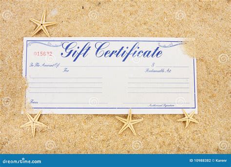 Vacation T Certificate Stock Photo Image Of Climate 10988382