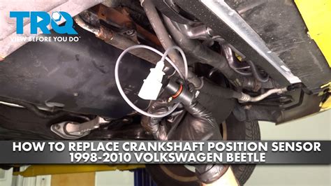 How To Replace Crankshaft Position Sensor 1998 2010 Volkswagen Beetle Youtube