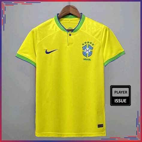 Jual JERSEY BAJU BOLA PRIA BRAZIL HOME 2022 23 PLAYER ISSUE WORLD