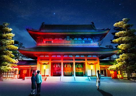 Naked To Open Immersive Night Experience At Heian Jingu In Kyoto