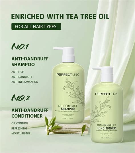 Private Label 100 Pure Natural Organic Tea Tree Oil Hair Care Set New Anti Dandruff Hair