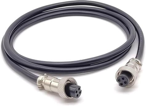 Amazon GX12 Aviation Connector 4 Pin Cable Double Female Head