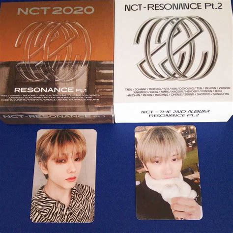 NCT DREAM チソン NCT2020 キノアルバム2個セット Resonance Pt 1Pt 2 キノトレカ 127 WayV その