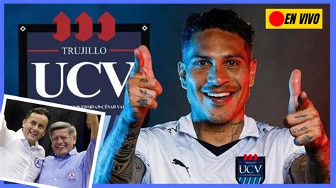 PAOLO GUERRERO PRESENTACION DEL DELANTERO DE UNIVERSIDAD CÉSAR VALLEJO