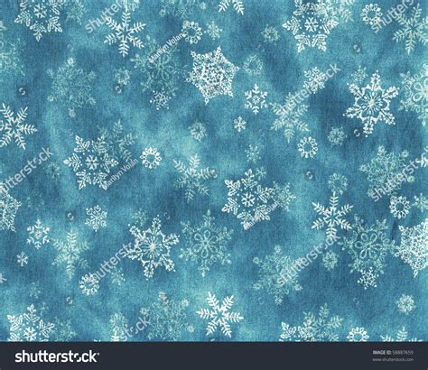 Real Snowflake Pattern Fabric Stock Photo 58887659 : Shutterstock