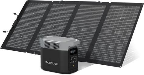 EcoFlow DELTA 2 Tragbare Powerstation Mit 220W Solar Panel