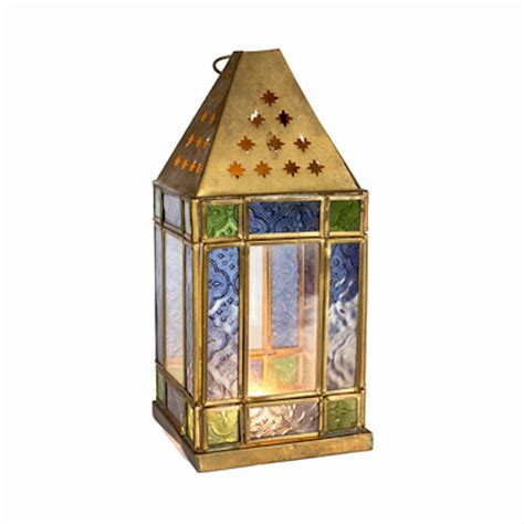 Stained Glass Lantern Chairish