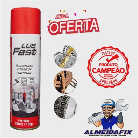 Desengripante Lubrificante Antiferrugem Alto Poder Penetrante Spray Lub