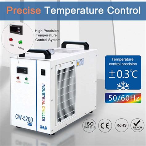 Chiller Cw5200 Enfriador De Agua Doble Entrada Y Salida Meses Sin