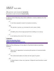 Macroeconomics Milestone 3 Docx 15 17 That S 88 RETAKE 15 Questions