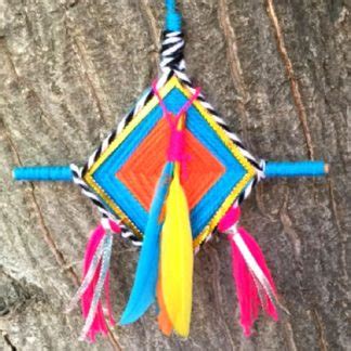 Make Ojo De Dios Easy Step By Step DIY Video Tutorial Happythought