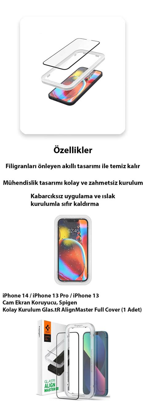 Iphone Iphone Pro Iphone Cam Ekran Koruyucu Spigen Kolay