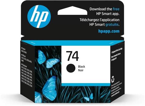 Hp 74 Ink Cartridge Black Cb335wn Amazon Ca Office Products