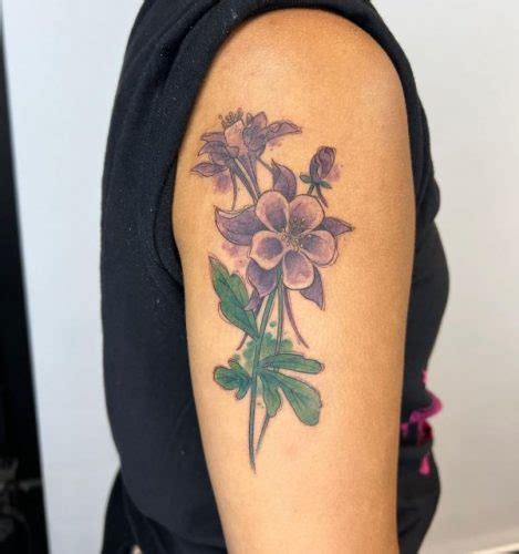 Columbine Flower Tattoo Meaning And 40 Ideas Fashion Enzyme