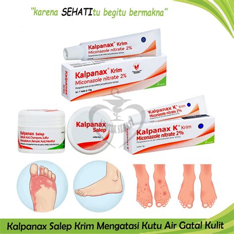 Jual Kalpanak Krim Gram Miconazole Jamur Panu Kadas Kurap Kutu Air