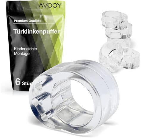 Avoqy Premium T Rklinkenpuffer Transparent St Ck F R Runde