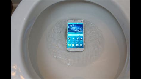 Samsung Galaxy S5 Toilet Test Youtube