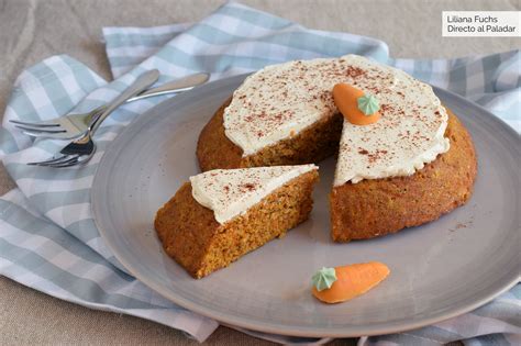 Bizcocho de zanahoria en microondas Receta de postre fácil y sencilla