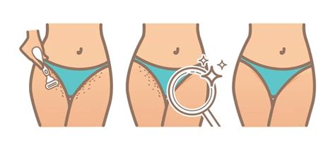 Bikini Waxing Stock Vectors And Vector Art Shutterstock