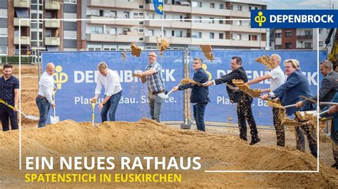 Stadt Euskirchen Erster Spatenstich für das neue Rathaus Spatenstich