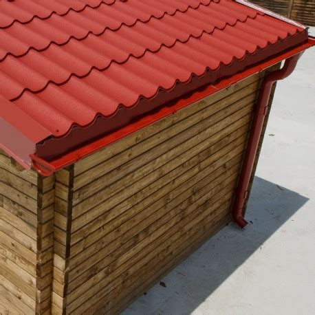 Tuiles M Talliques Rouges Pack Abri De Jardin M Gardy Shelter