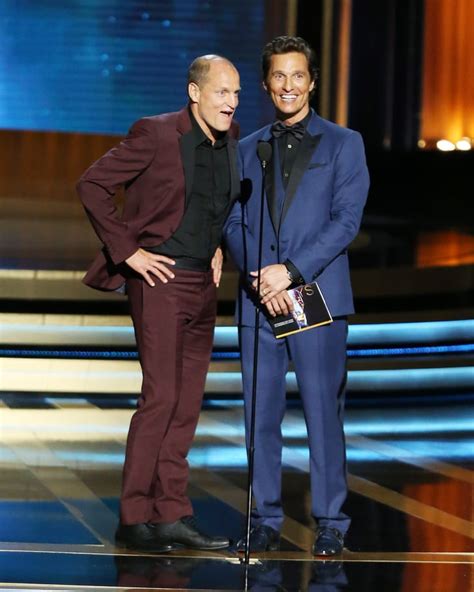 Matthew McConaughey and Woody Harrelson at the Emmys 2014 | POPSUGAR ...