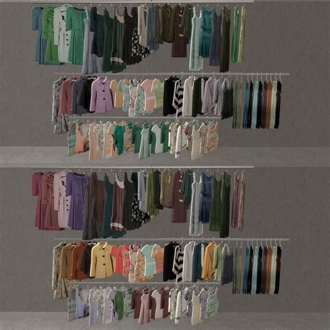 Riekus13 Sims 4 Clothing Rack Sims 4 Cc Furniture