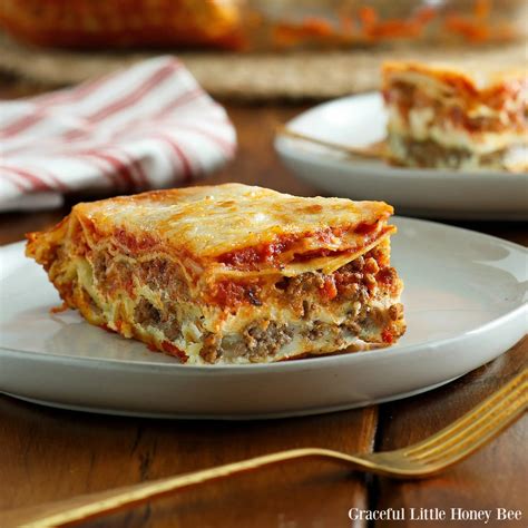 How to Make No-Boil Lasagna (using Regular Noodles) - Graceful Little ...