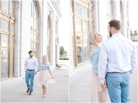 Downtown Tulsa Ok Engagement Session Wedding Photographer