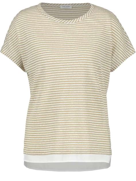 Sporty Stribet H R T Shirt Gerry Weber K B Her