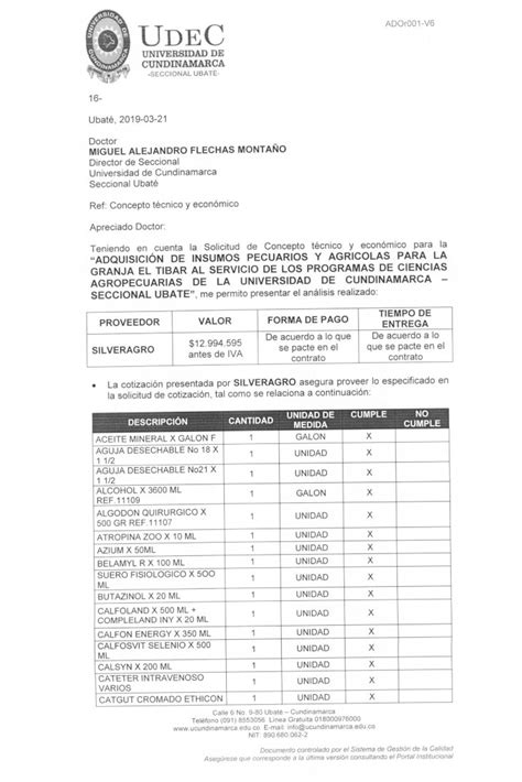 Pdf Adquisici N De Insumos Pecuarios Y Agricolas Para