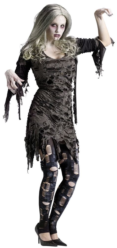 Womens Living Dead Zombie Adult Costume Fancy Halloween Costumes Costumes For Women Zombie