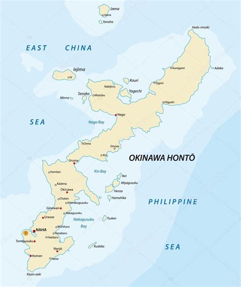 Okinawa Mapa Kraków Mapa