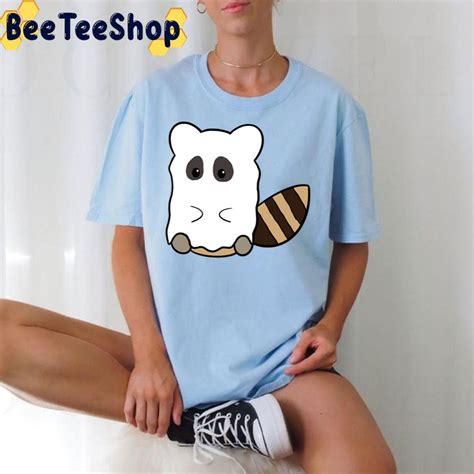 Ghost Raccoon Halloween Trending Unisex T Shirt Beeteeshop