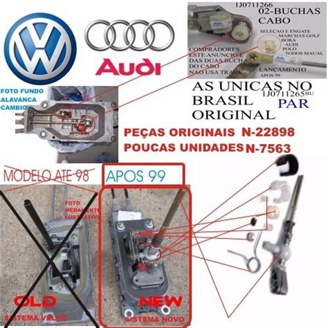 Reparo Da Alavanca Do C Mbio Golf Bora New Beatle Audi A R