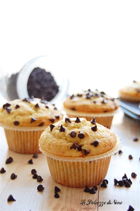 Muffin Con Gocce Di Cioccolato Semplici E Veloci