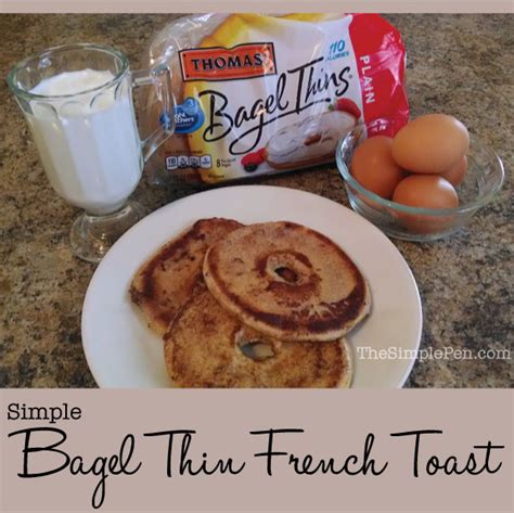 Bagel Thins French Toast {Plus a Giveaway}