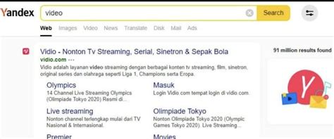Cara Menggunakan Yandex Untuk Mencari Situs Gambar Video