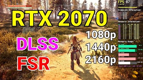 Horizon Zero Dawn Rtx Dlss Fsr P P P Ultimate