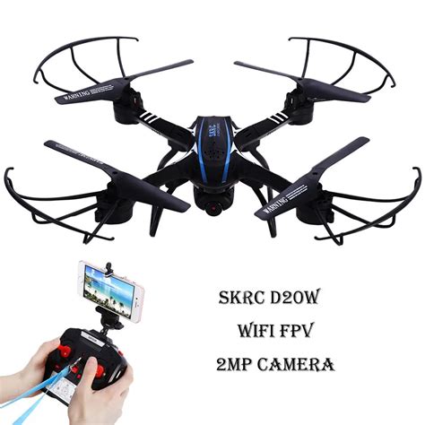 SKYC LK D20W RC Drone con WiFi FPV 2MP cámara HD Quadcopter 2 4 GHz 6