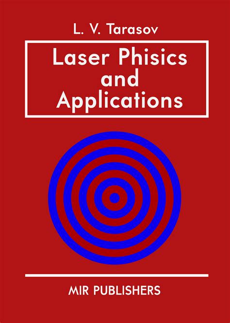 Laser Physics and Applications – Tarasov | Mir Books