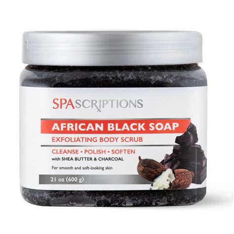 African Black Soap Exfoliating Body Scrub Spascriptions