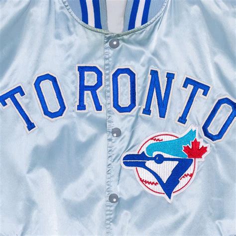 Satin Toronto Blue Jays Baby Blue Jacket Jackets Masters