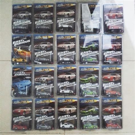 Jual Paket Hot Wheels Fast Furious Brian O Conner Nissan R R Mazda Rx Toyota Supra