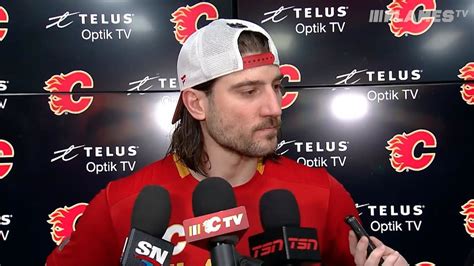 Postgame Tanev Calgary Flames