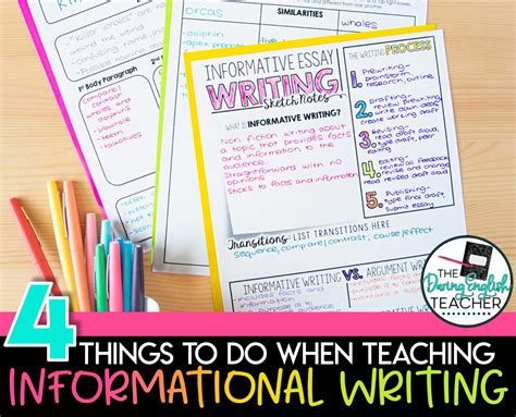 How To Teach Informational Writing 4 Things To Do When Teaching