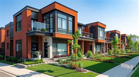 Free Modern townhouses exterior Image | Download at StockCake